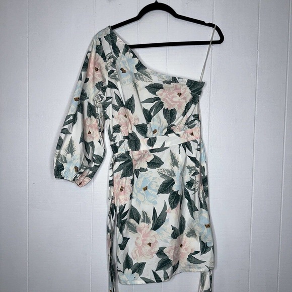 Billabong Dresses & Skirts - Billabong The Salty Blonde Women’s Sunkissed Floral Mini Dress One Shoulder M